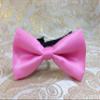 Brand New Kids Bow Tie Tuxedo Style Pink Bowtie Pre Tied Adjustable view 2
