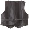 American Exchange Baby Boys' Satin 4 Piece Vest Set, Black, X Large/24 Months view 2