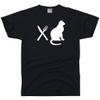 DIRTYRAGZ Men's Eat Pussy Cat Vagitarian T Shirt S Black view 1