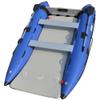BRIS 11 ft Inflatable Catamaran Inflatable Boat Inflatable Dinghy Mini Cat Boat Blue view 2