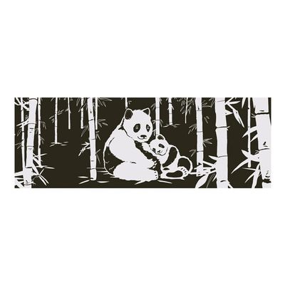 Wai Lana Yoga Mat Panda, Color:Black