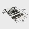 Wai Lana Yoga Mat Panda, Color:Black view 4