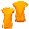 ASICS Women's Blocker Jersey (Medium, Gold/White) view 1