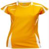ASICS Women's Blocker Jersey (Medium, Gold/White) view 2