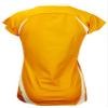 ASICS Women's Blocker Jersey (Medium, Gold/White) view 3