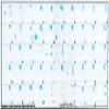 SPANISH LATIN AMERICAN KEYBOARD LABELS ON TRANSPARENT BACKGROUND with BLUE LETTERING (14X14) view 2