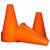 Jean's Plastics Plastic Cheerleading Megaphones, 8 Inches Tall, (16 Pack), Orange view 1