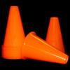 Jean's Plastics Plastic Cheerleading Megaphones, 8 Inches Tall, (16 Pack), Orange view 2