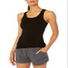 Brag womens Tummy Tucker Pajama Top, Black, Large US view 1