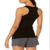 Brag womens Tummy Tucker Pajama Top, Black, Large US view 2
