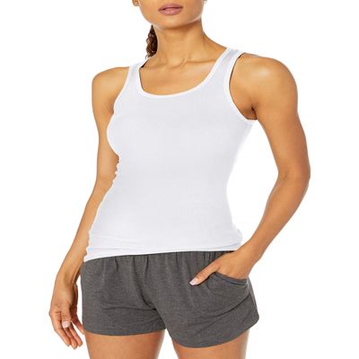 Brag womens Tummy Tucker Pajama Top, White, Large US