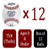 Rawlings | Official T-Balls | TVB | Youth/6u | 12 Count | Sponge Rubber Core | Indoor/Outdoor view 2