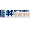 NCAA Notre Dame WCR35621014 Perfect Cut Decals, 3" x 10" view 1