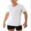 ALBERT KREUZ Men's v-Neck Business Undershirt with Short Sleeves 100% Organic Cotton White XXL view 1