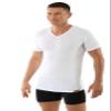 ALBERT KREUZ Men's v-Neck Business Undershirt with Short Sleeves 100% Organic Cotton White XXL view 2
