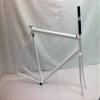 Mercier Unbranded Kilo TT Stripper Track Single Speed Frame & Fork Reynolds Cro Moly Steel (White Splash, 47cm) view 2