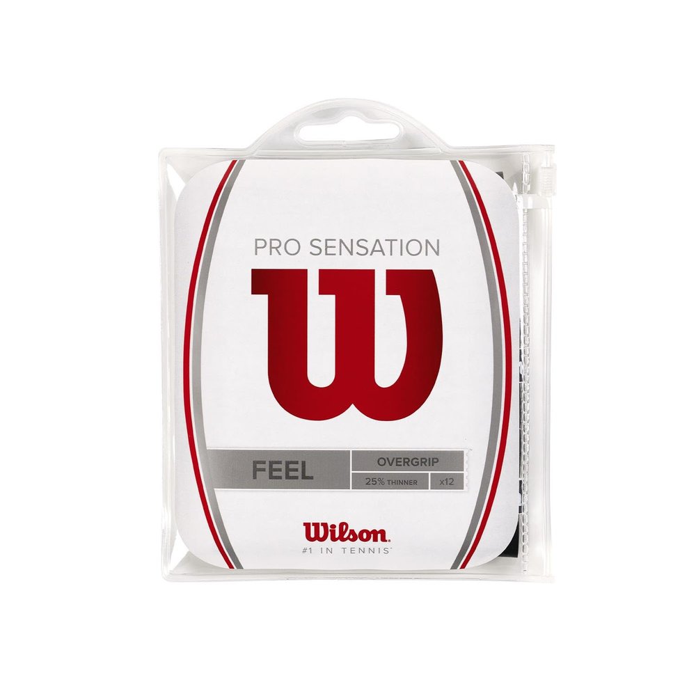 WILSON Pro Sensation Overgrip (30-Pack), Black