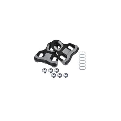 XPEDO Thrust 7 Cleat Set 0 Fixed | Compatible with Xpedo & Look Keo Road Pedals | Anti-Slip Kraton Surface | Includes Mounting Hardware