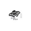 XPEDO Thrust 7 Cleat Set  0 Fixed | Compatible with Xpedo & Look Keo Road Pedals | Anti-Slip Kraton Surface | Includes Mounting Hardware view 1