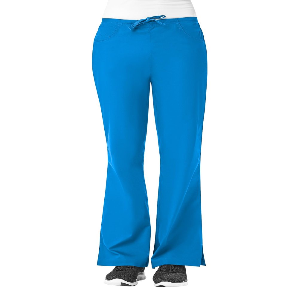 Maevn Women's Core Classic Flare Pants(Malibu Blue, XXXXX-Large)
