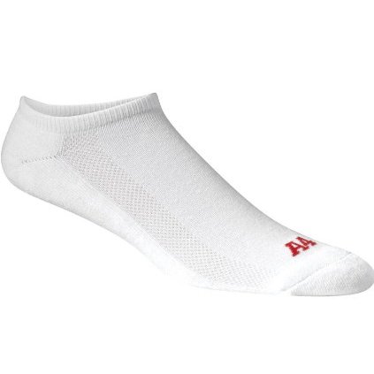 Authentic Sports Shop White/No-Show Large Performance Sock