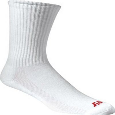Authentic Sports Shop White/Crew XL Performance Sock