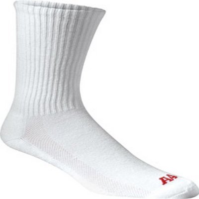 Authentic Sports Shop White/Crew XL Performance Sock