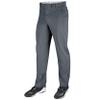 CHAMPRO Boys Open-Bottom Loose-Fit Baseball Pant with Adjustable Inseam and Reinforced Sliding Areas , Graphite, X-Large view 1
