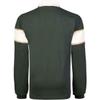 Lansdowne Polo Shirt with Cream & Gold Stripe and Ireland Shamrock Crest (Green, Large) view 4