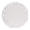 Beckson 8" Non-Skid Pry-Out Deck Plate - White view 1