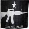 3x5 Black Tactical M4 Carbine Gun Come and Take It Flag Polyester 3 x 5 Foot New