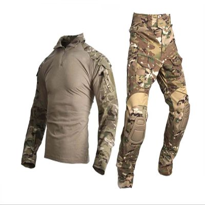 Paintball Equipment Tacticam bdu Emerson Combat G3 Uniform with Knee Pad Multicam MC (XXL)