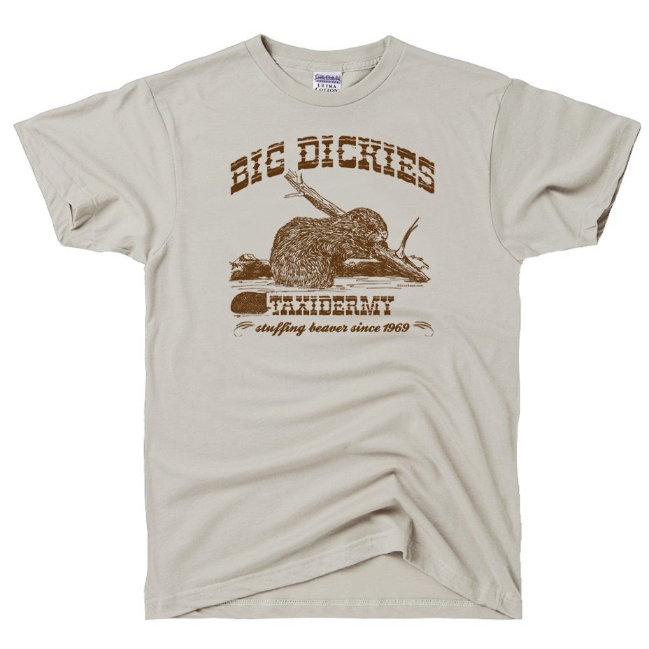 DIRTYRAGZ Men's Big Dickies Taxidermy T Shirt S Khaki