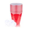 True Giant Beer Pong Set Includes 20 Cups (110 oz Each) and 4 Sphere Balls, Indoor & Outdoor Party Essentials, Beach and Yard Games for Adults view 1