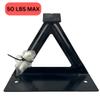ToolUSA Steel Bicycle Hanging Hooks | 2 Way Design | 6" x 2.25" x 4.5" (15.2 cm x 5.7 cm x 11.4 cm) | Designed for Ceiling & Wall Mountable | Hardware Included view 3