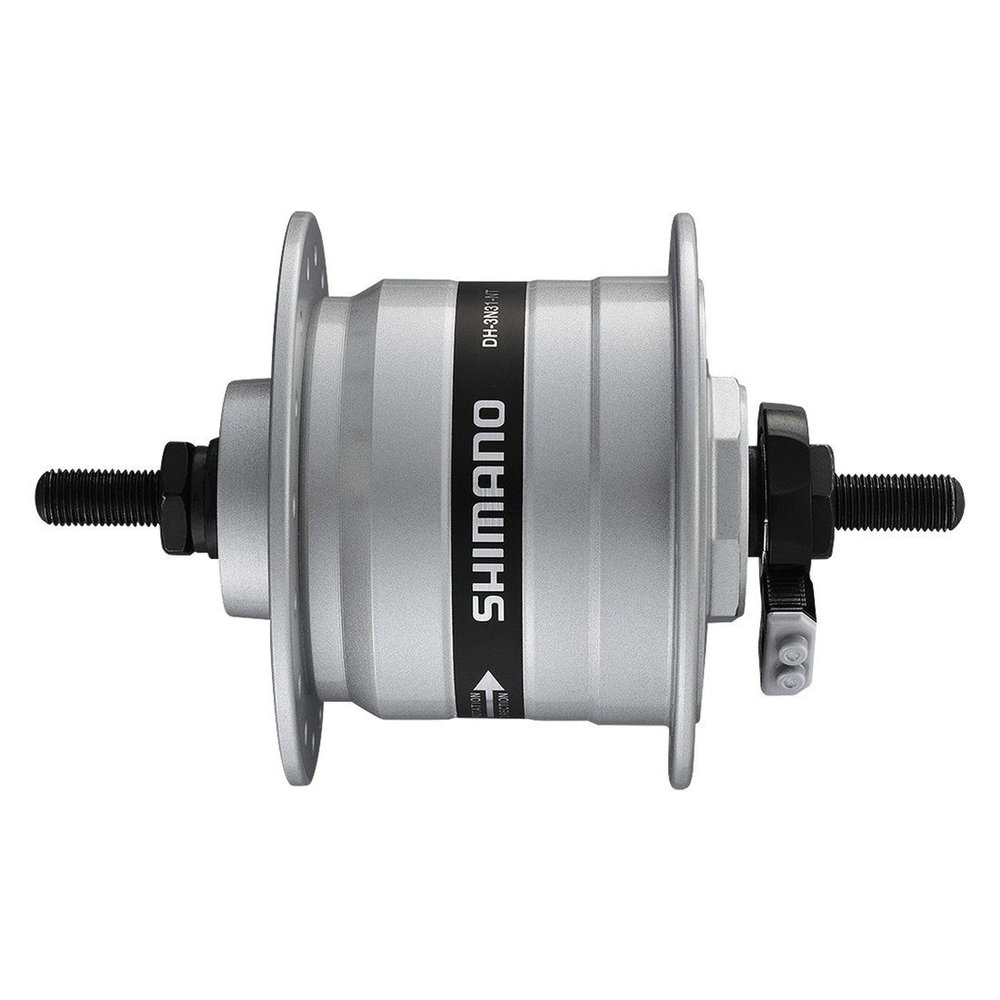 LA DYNAMO DE MOYEUX SHIMANO DH-3D31-NT 36 PERFORE (13) 100X140MM, M.SM-DH10 DE L'ARGENT E-DH3N31DSG