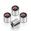 STOCKDALE Officially Licensed NCAA Colorful Insert Valve Caps - Ohio State Buckeyes view 1