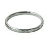apop nyc "Disko 2mm Sterling Silver Band Thin Ring Size 6 Faceted view 1