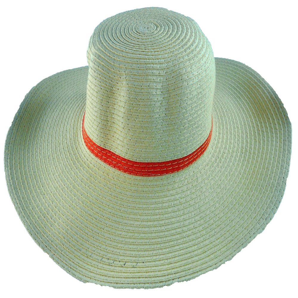 Derby Girls Sun Hat Straw Beach Fashion Style (Yellow)