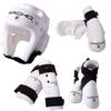 Macho Dyna 7 Piece Sparring Gear Set with shin Guards White Child Small view 1