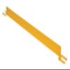 Safety Railing Toe Board 6' Yellow view 2