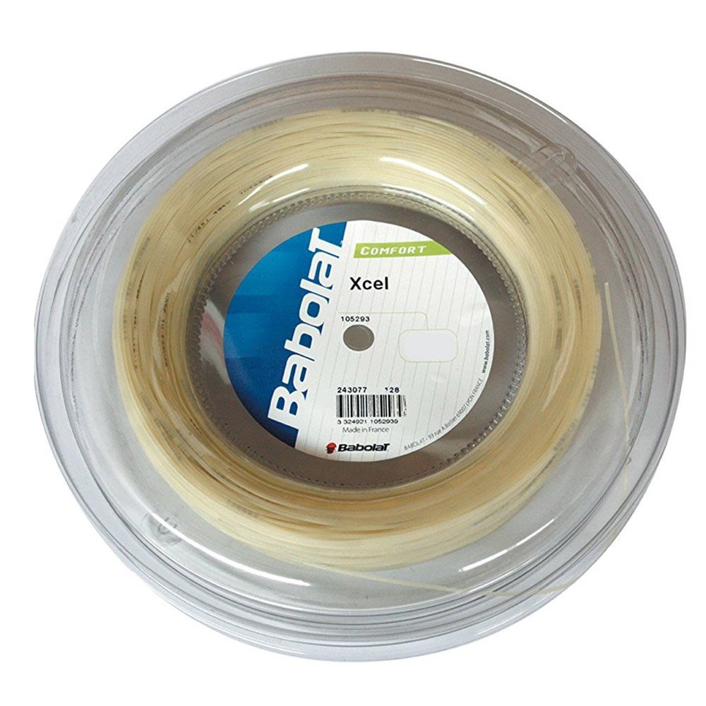 Babolat Xcel (16g-1.30mm) Tennis String Reel (Natural)