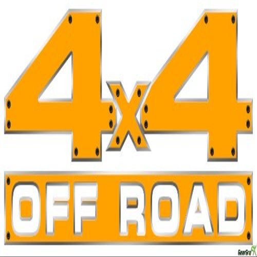Solids Collection Orange - 4x4 Decal Bolted 13x5.5 (2 Decal Set)