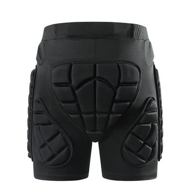 WOLFBIKE 3D Padded Short Protective Hip Butt Pad Size XL Black