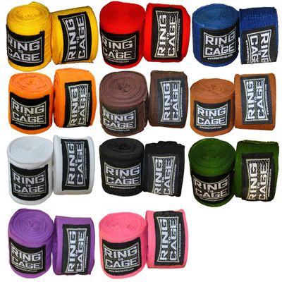 Ring to Cage 11 Colors Mexican Stretch 180" handwraps (Tan)