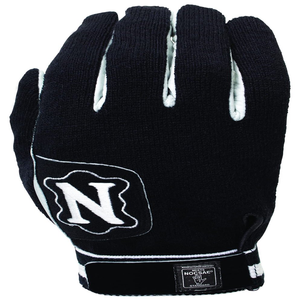 Adams Neumann Football Tackified Gloves, Football Equipment and Accessories, Black, 2X- Large