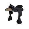 Abetta Org Round Skirt Saddle Youth 12 Black view 1