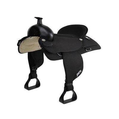 Abetta Square Skirt All Around Saddle 17 Black