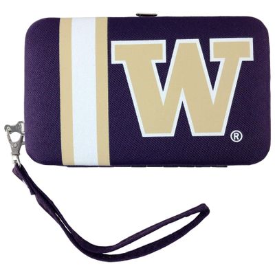 Littlearth NCAA Washington Huskies Shell Wristlet, 3.5 x 0.5 x 6-Inch, Purple