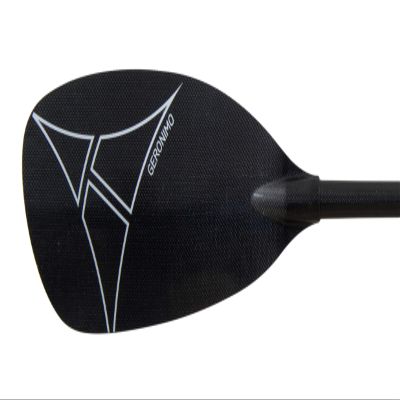 Adventure Technology at Geronimo Carbon Straight Whitewater Kayak Paddle, 191cm/One Size, Black